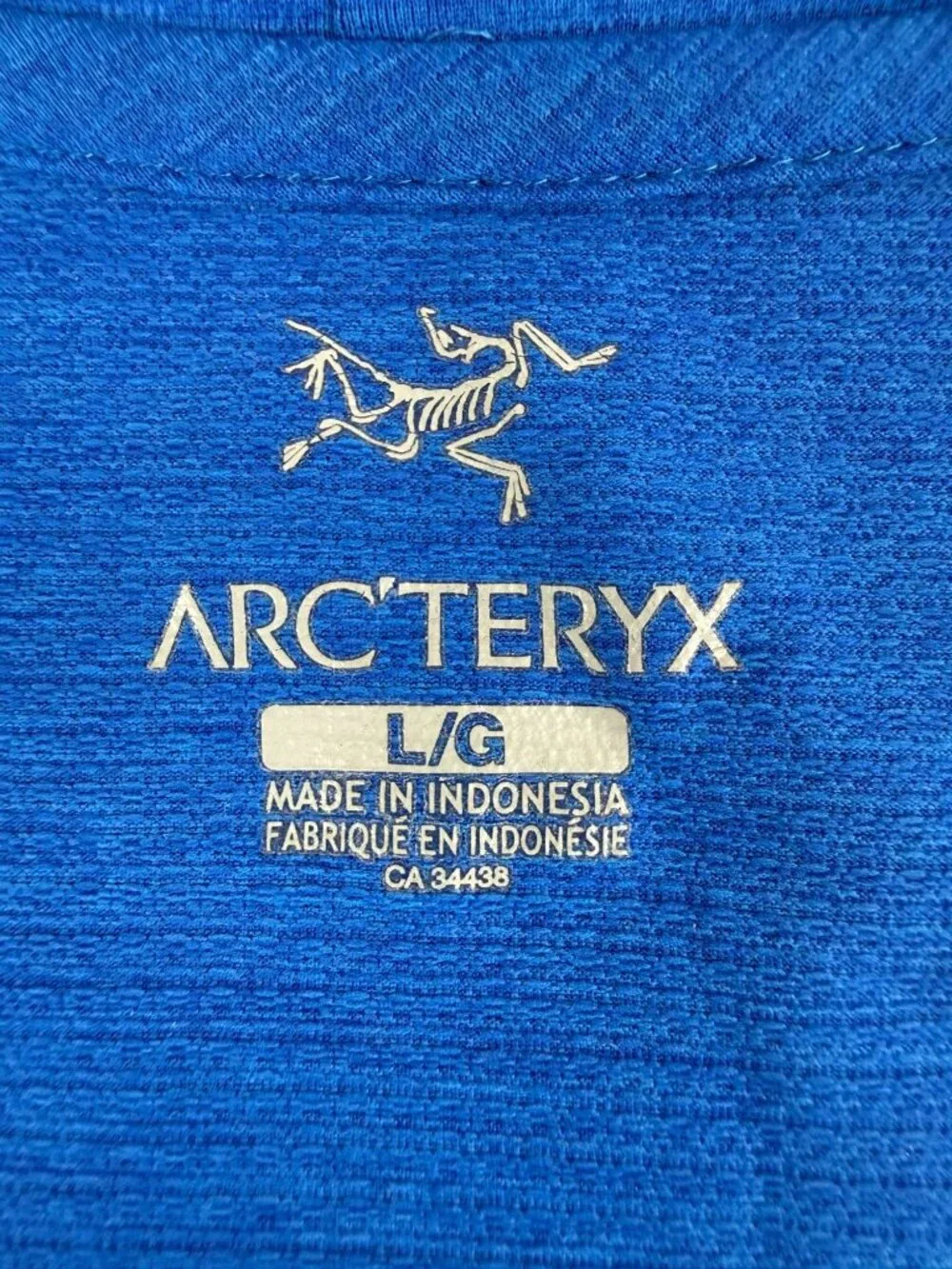 Arcteryx Cormac Crew Short Sleeve T-Shirt in Blue Size Large - Picture 3 of 7